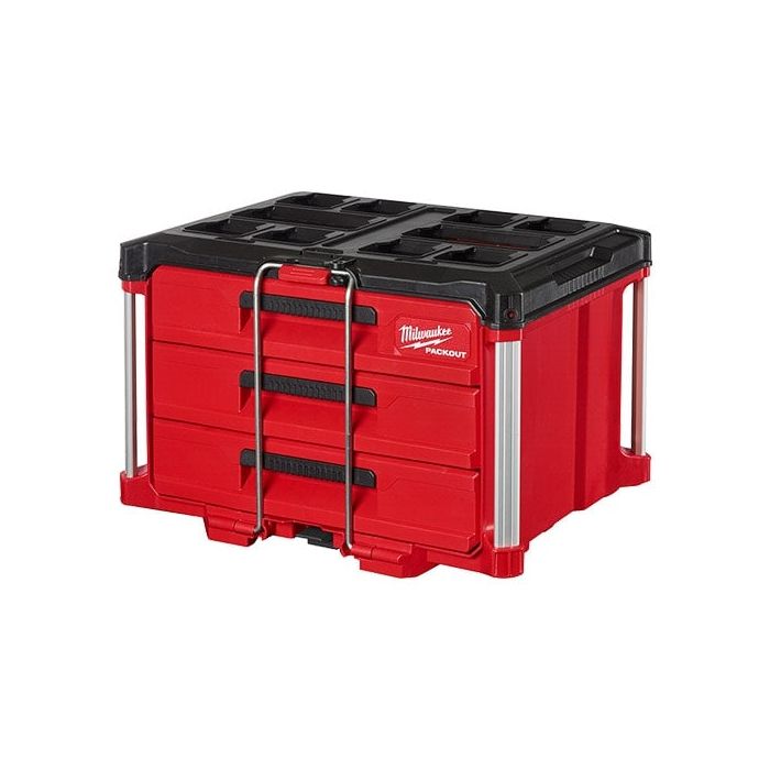 Milwaukee PACKOUT 3段引き出しツールボックス 48-22-8443 | 工具収納