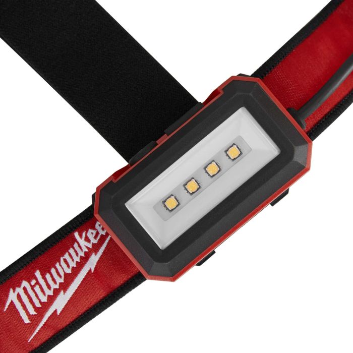 Milwaukee REDLITHIUM USB ヘッドランプ｜薄型・高輝度・充電式｜L4