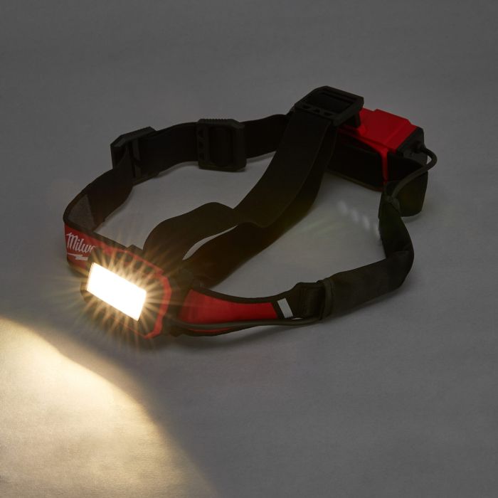 Milwaukee REDLITHIUM USB ヘッドランプ|薄型・高輝度・充電式|L4 Milwaukee REDLITHIUM USB ヘッドランプ|薄型・高輝度・充電式|L4