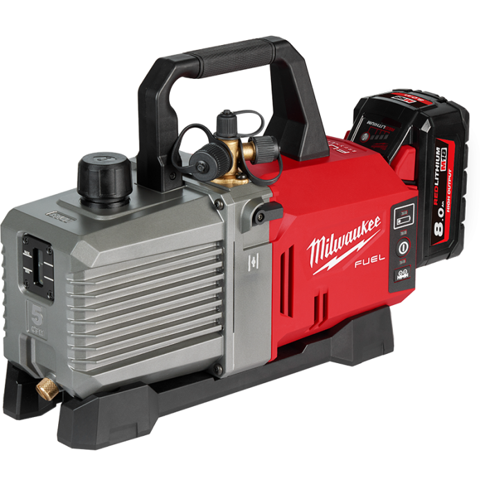 Milwaukee M18 FVP5-0 JP｜充電式真空ポンプ｜5 CFM・最大90分稼働
