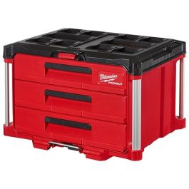 Milwaukee PACKOUT 3段引き出しツールボックス 48-22-8443 | 工具収納