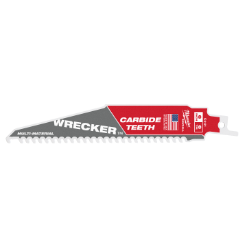 WRECKER 解体用カーバイドレシプロソーブレード 6TPI
