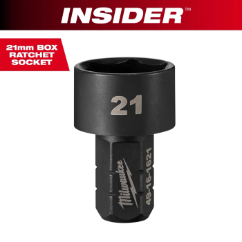 INSIDER™ パススルーラチェット専用ソケット（非貫通タイプ） 21mm