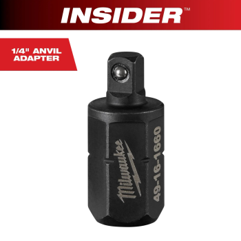 INSIDER™ パススルーラチェット専用 1/4インチ（6.35mm）角 アンビルアダプター