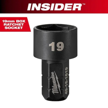 INSIDER™ パススルーラチェット専用ソケット（非貫通タイプ） 19mm