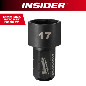 INSIDER™ パススルーラチェット専用ソケット（非貫通タイプ） 17mm