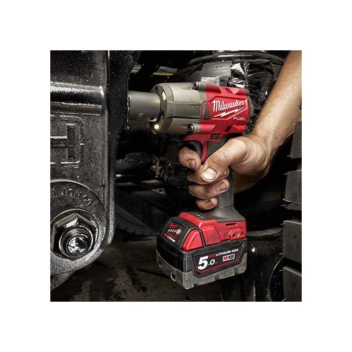 ミルウォーキーエレクトリックツール Milwaukee M18 FUEL ミッドトルク 3/8インチ インパクトレンチ 摩擦リング付き  充電器なし、バッテリーなし、裸工具のみ 電動工具